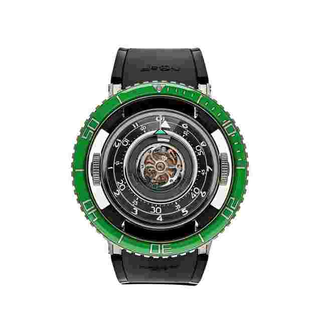 MBandF Horological Machine 70.TGL.B Aquapod HM7 Titanium Green Limited Edition