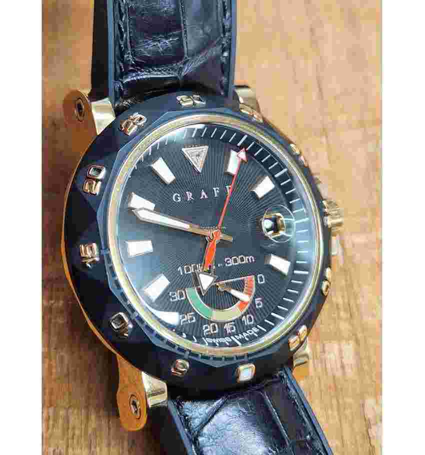 Graf
Scubagraff 300M Rose Gold 47mm Mens watches NEW UNWORN
