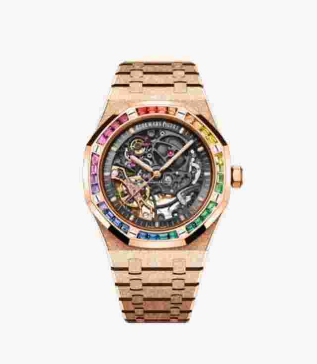 Audemars Piguet Royal Oak Double Balance Wheel Openworked
                           
                                 Frosted Gold Double Balance Wheel