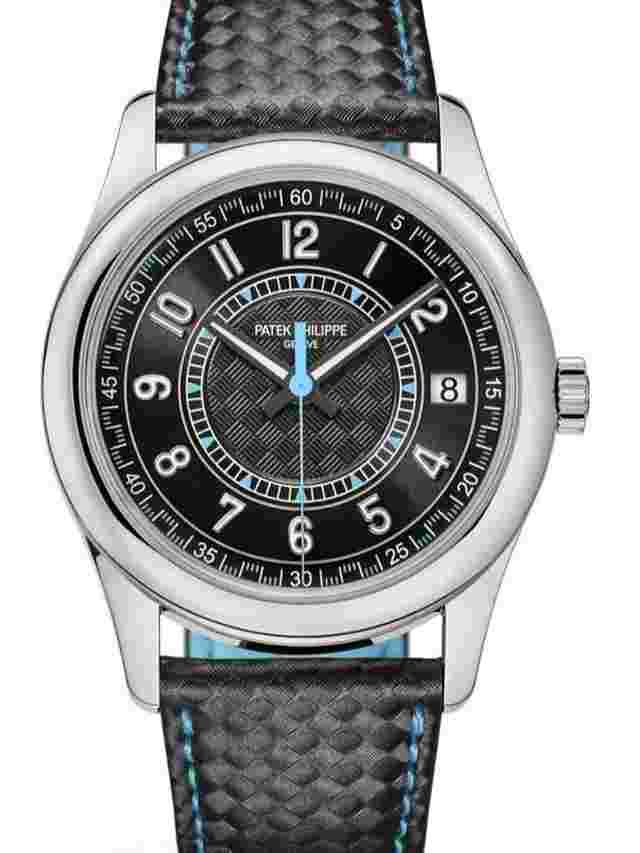 Patek Philippe Calatrava
                           
                                 6007 18k White Gold Blue Accents 40mm Watch B/P 6007G