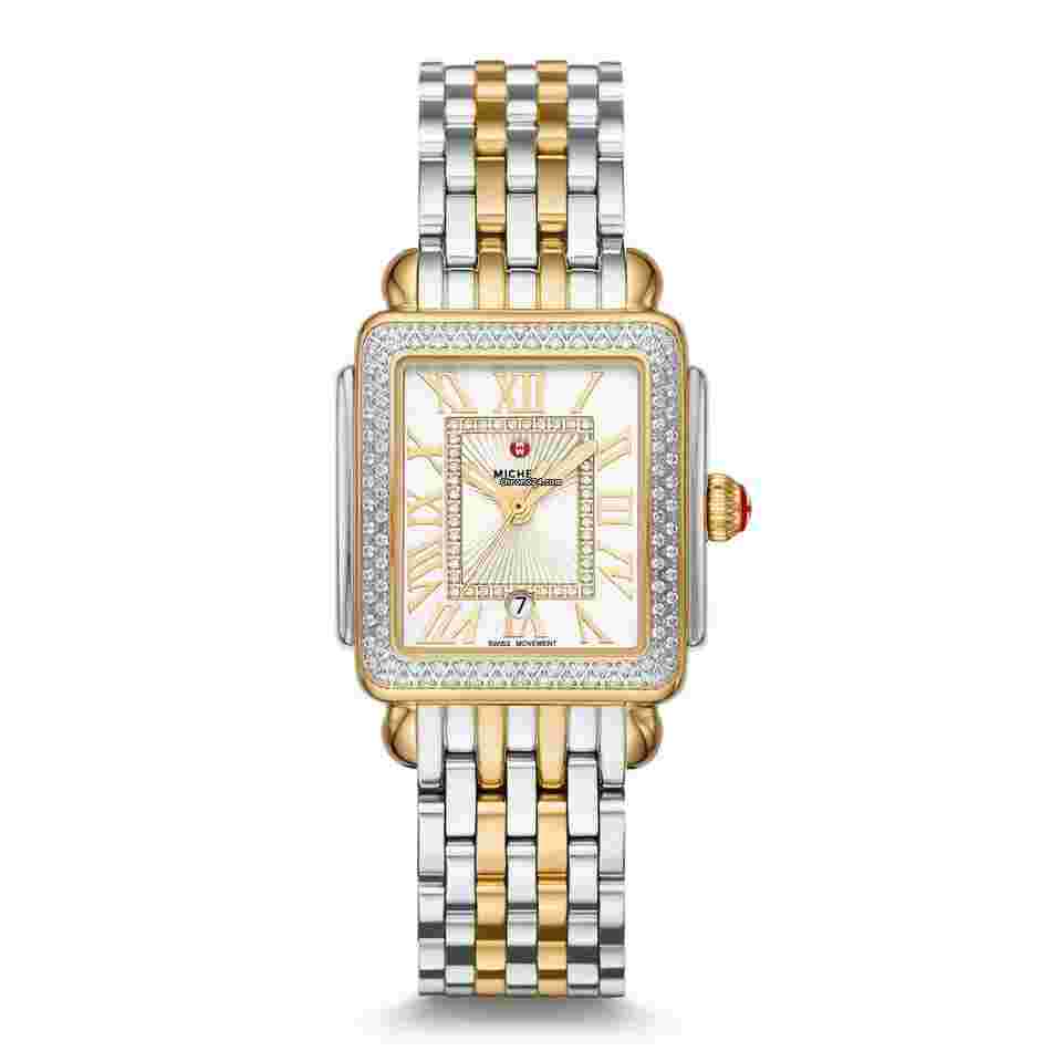 Michele Deco
                           
                                 Madison Mid Two Tone Diamond Watch Mww06g000002