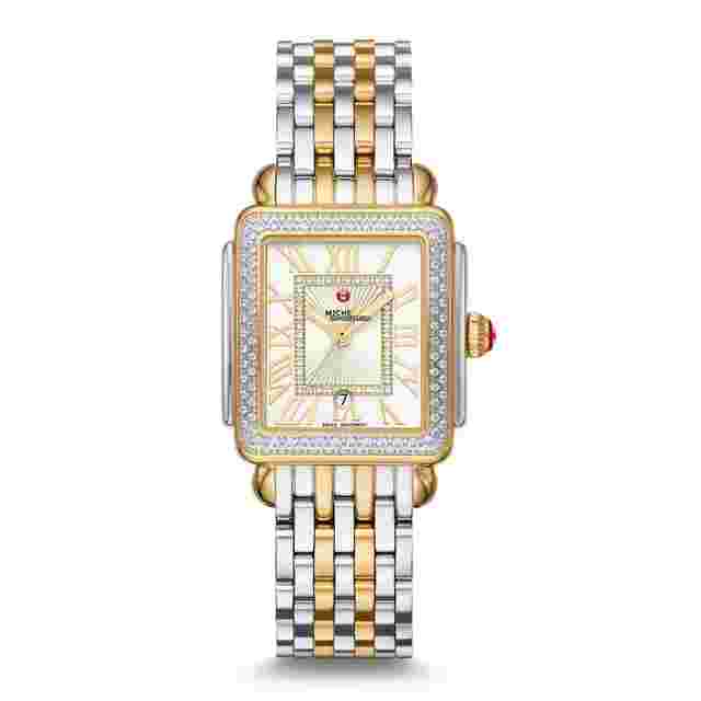 Michele Deco
                           
                                 Madison Mid Two Tone Diamond Watch Mww06g000002