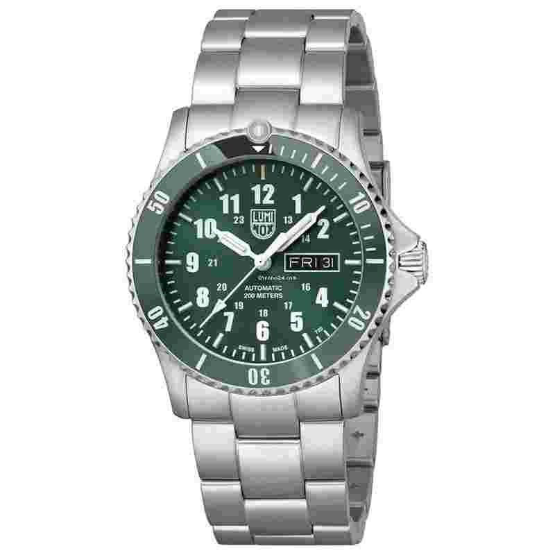 Luminox
                           
                                 Green Ceramic Day Date Stainless Steel 42mm Auto Men's Watch XS.0937