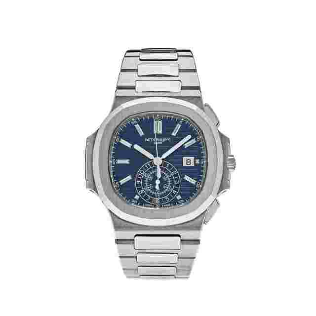 Patek Philippe Nautilus
                           
                                 5976/1G-001 '40th Anniversary' Chronograph White Gold Blue Diamond Dial Limited Edition (2017)