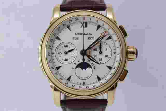 NORMANA Rose gold Lamania manual movement watch 42MM,NORMANA 