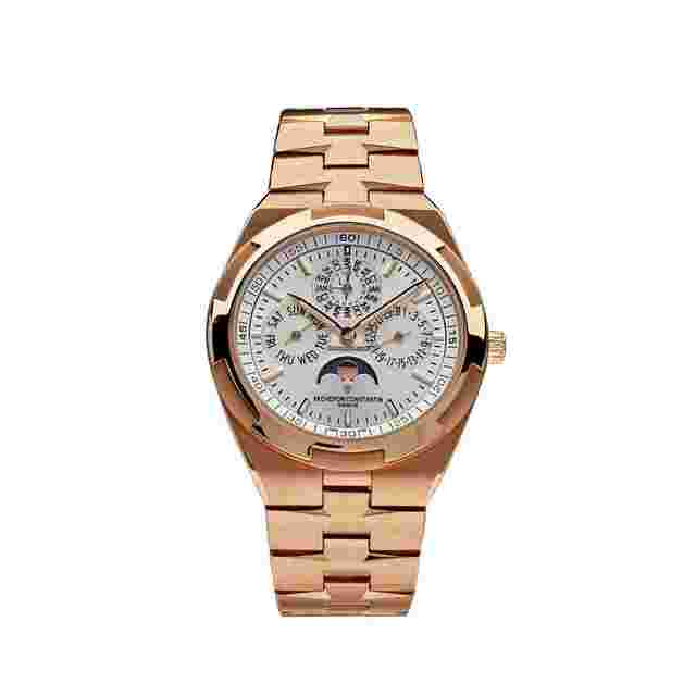 Vacheron Constantin Overseas
                           
                                 4300V/120R-B064 Perpetual Calendar Ultra-Thin Silver Dial Rose Gold
