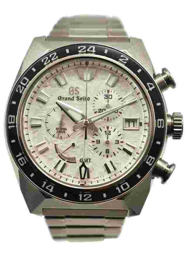 Grand Seiko Sport Collection
                           
                                 Spring Drive Chronograph GMT "White Lion" in Titanium on Titanium Bracelet with White Dial