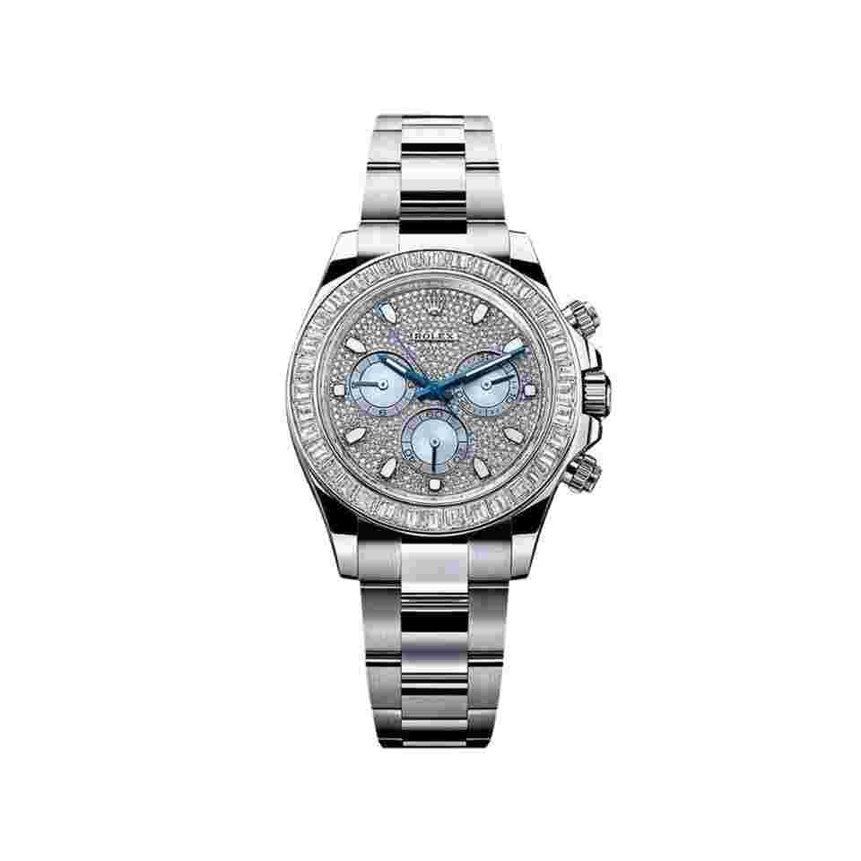Rolex Daytona
116576TBR Platinum Pave Diamond Dial