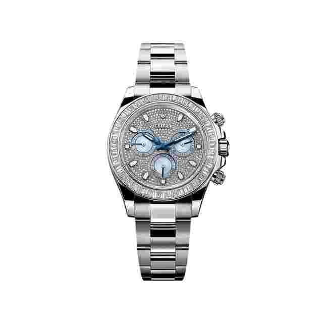 Rolex Daytona
                           
                                 116576TBR Platinum Pave Diamond Dial