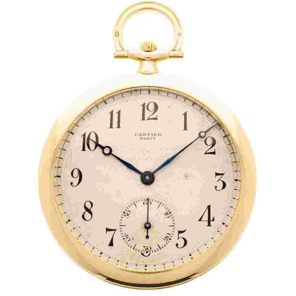 Cartier
Yellow Gold Pocket Watch European Watch & Clock Movement