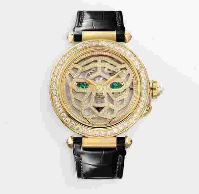 Cartier Pasha De Cartier Watch 41mm, Manual Winding, Yellow Gold HPI01359