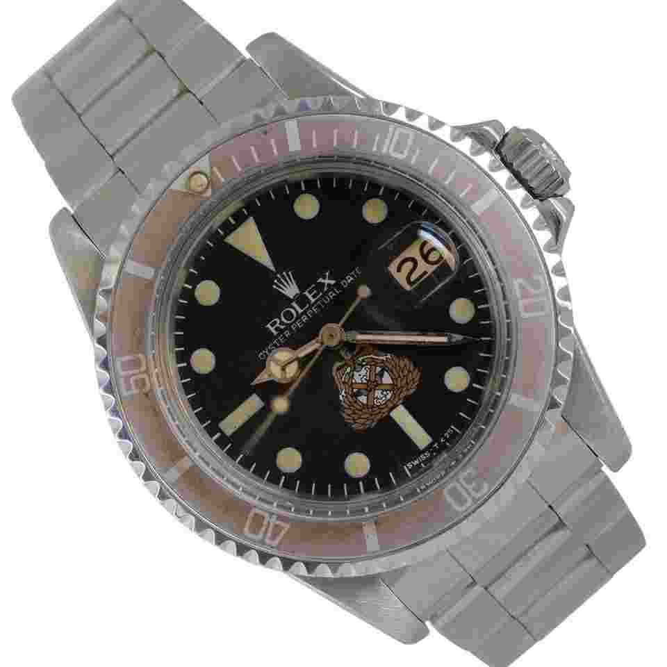 Rolex Submariner Date
                           
                                 1680 Date by Kuwait Army Crest dial 1977's