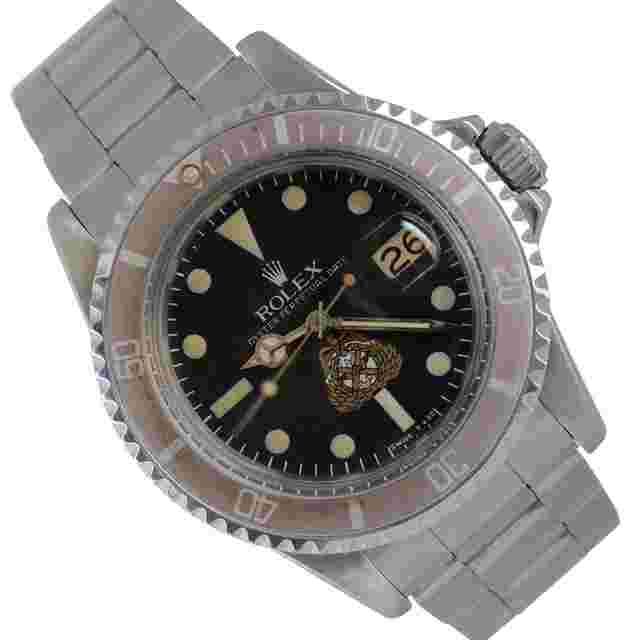 Rolex Submariner Date
                           
                                 1680 Date by Kuwait Army Crest dial 1977's