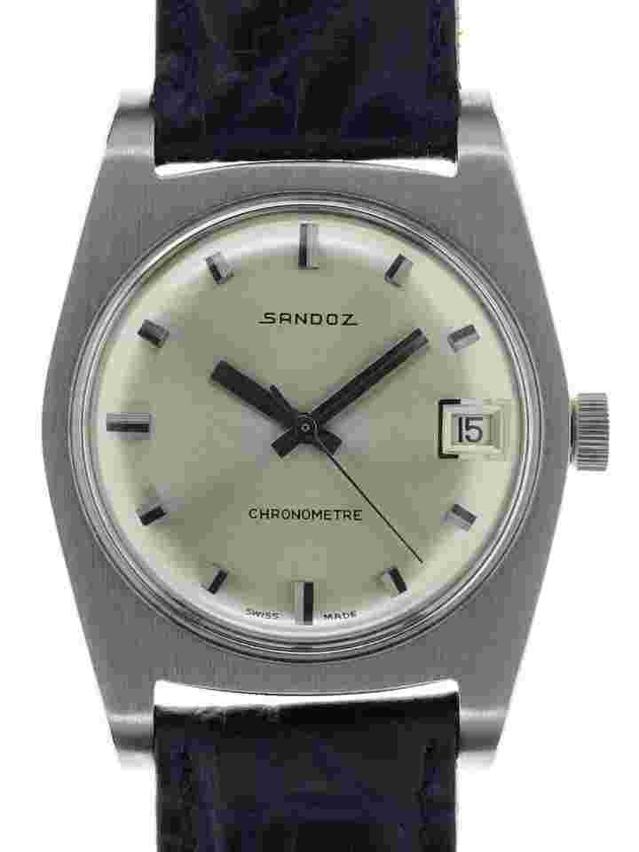 Sandoz Fils Chronometre Stainless Steel 1960s