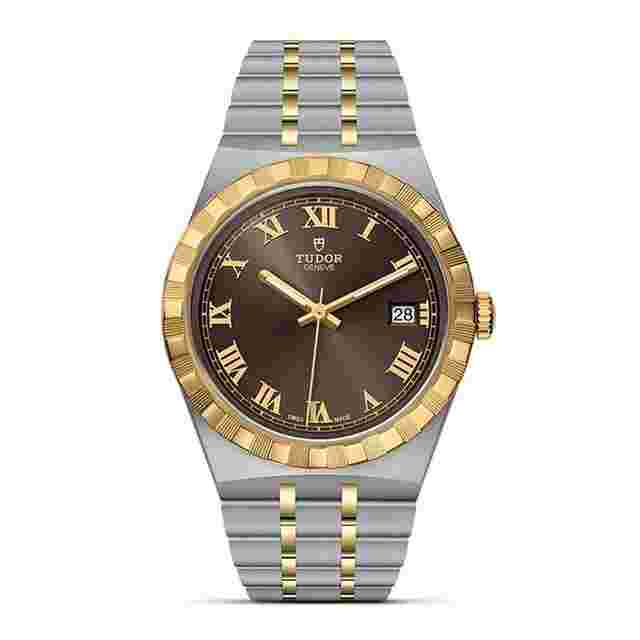 Tudor Royal S&G 38mm Steel Case Chocolate Brown Dial M28503-0007