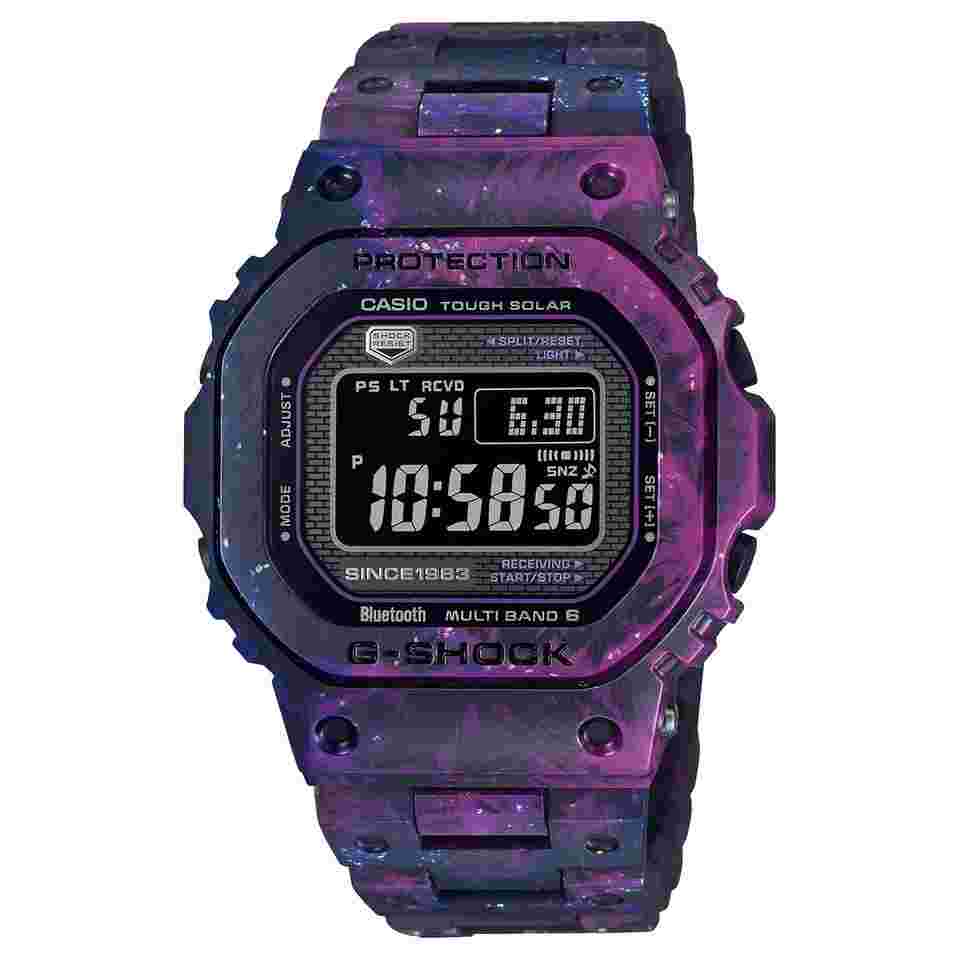 Casio G-Shock
GCWB5000UN-6 Purple 40th Anniversary Full Carbon Square Watch