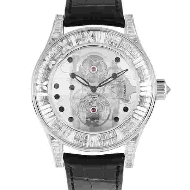 Corum Romvlvs
                           
                                 Tourbillon Billionaire White Gold Diamond Watch 372.719.69/0F810000
