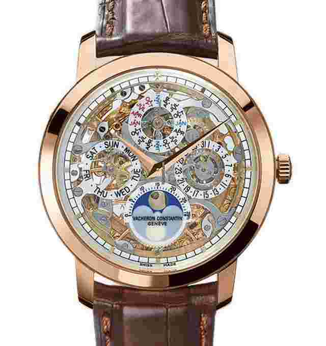 Vacheron Constantin Patrimony
                           
                                 Traditionnelle Skeleton Perpetual Calendar 18K Rose Gold Men's Watch