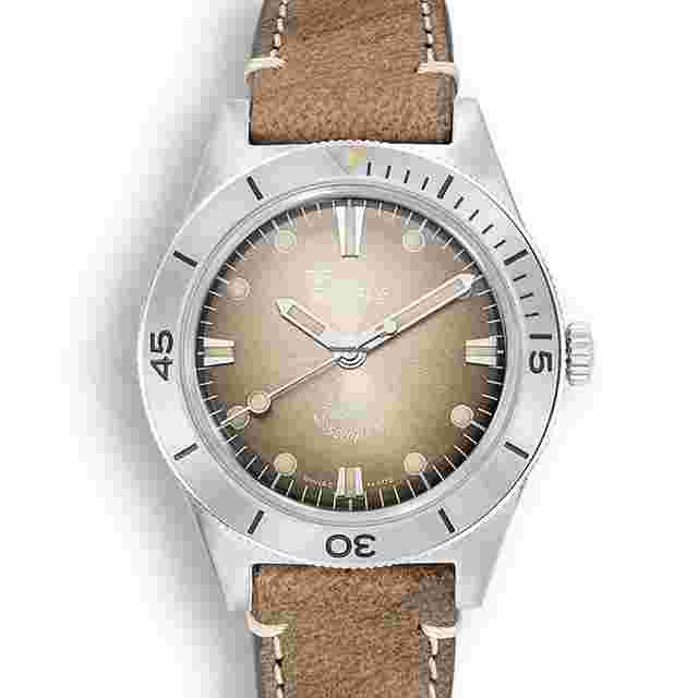 Squale
                           
                                 Super-Squale Sunray Brown Leather 38mm Automatic SUPERSSBW.PBW