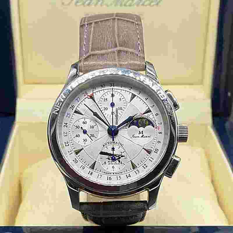 Jean Marcel Herren Automatikuhr Chronograph Kalender mit Mondphase