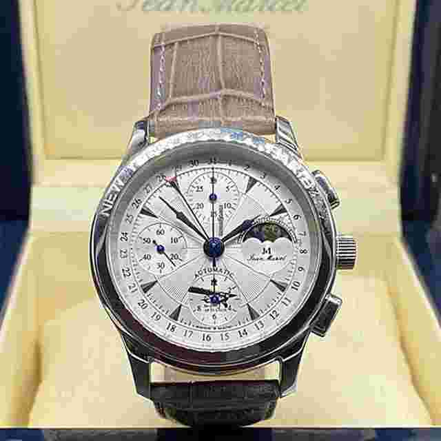 Jean Marcel Herren Automatikuhr Chronograph Kalender mit Mondphase