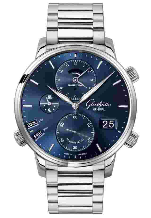 Glashütte Original Senator Cosmopolite
                           
                                 Stainless Steel Men’s Watch