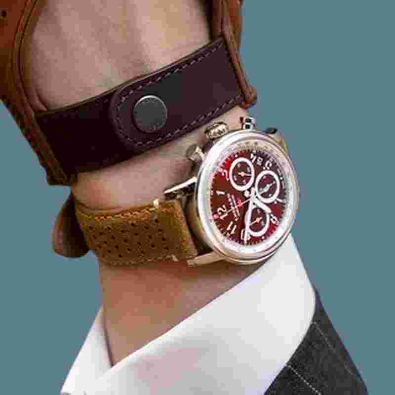 Chopard Mille Miglia
                           
                                 Classic Chronograph Rosso Amarena Calfskin Men’s Watch 168619-3003