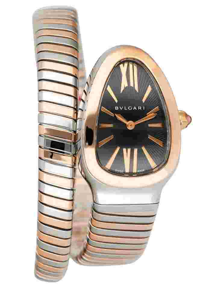 Bulgari Serpenti
                           
                                 Tubogas 35 mm Rose gold & Steel Ladies Watch 102123