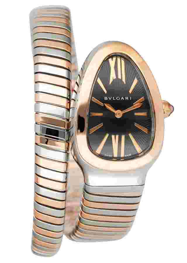 Bulgari Serpenti
                           
                                 Tubogas 35 mm Rose gold & Steel Ladies Watch 102123