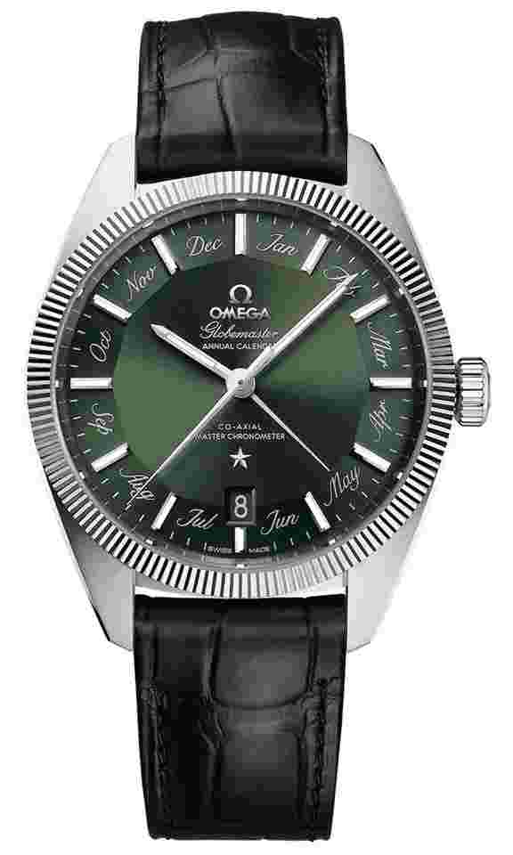 Omega Globemaster
Constellation Globemaster Co-Axial Master Chronometer Annual Calendar 41mm Green Men’s Watch 130.33.41.22.10.001