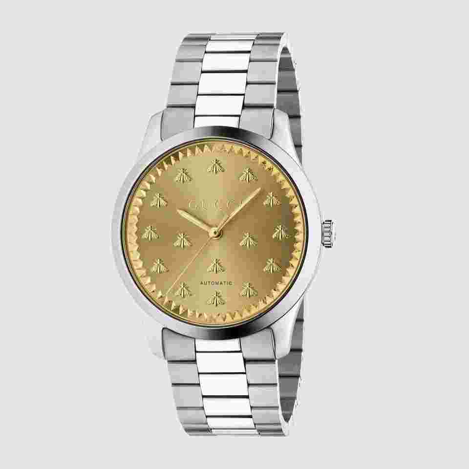 Gucci G-Timeless
                           
                                 Stainless Steel Iconic Bee Watch YA126378