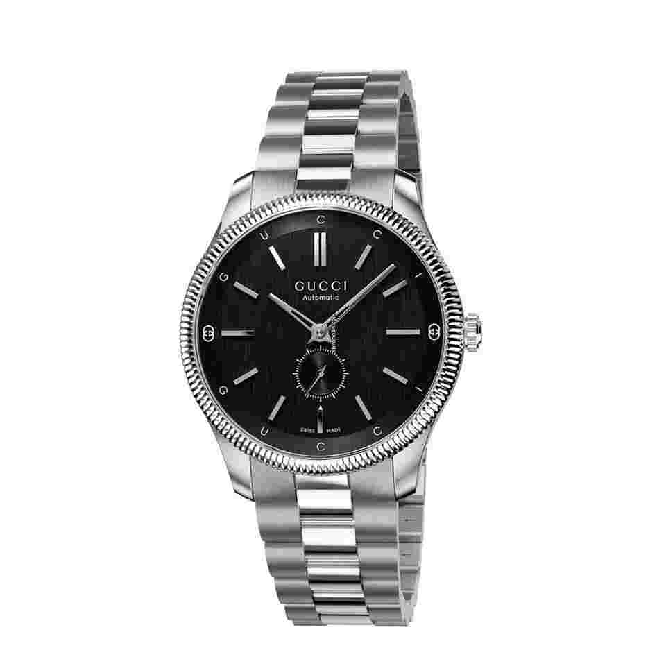 Gucci G-Timeless
                           
                                 Automatic 40mm Black Dial Watch YA126388
