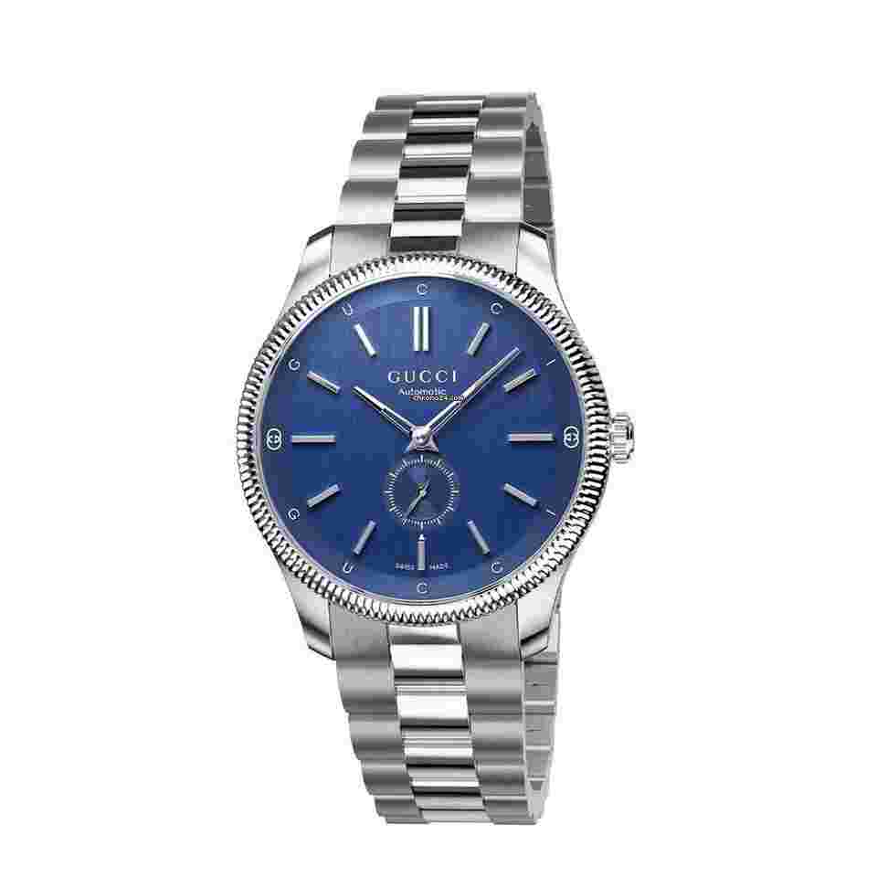 Gucci G-Timeless
                           
                                 Automatic 40mm Blue Dial Watch YA126389