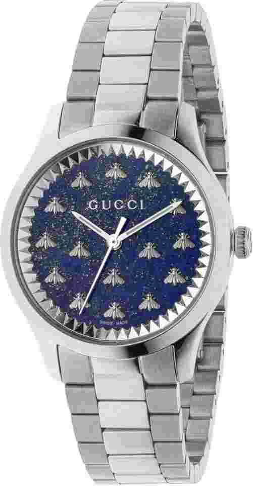 Gucci G-Timeless
                           
                                 Blue Lapiz & Bee Motif Women's Watch YA1265043