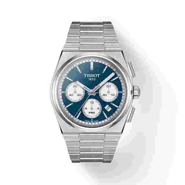 Tissot PRX
                           
                                 Blue Dial Chronograph Steel Bracelet Men's Watch T1374271104100