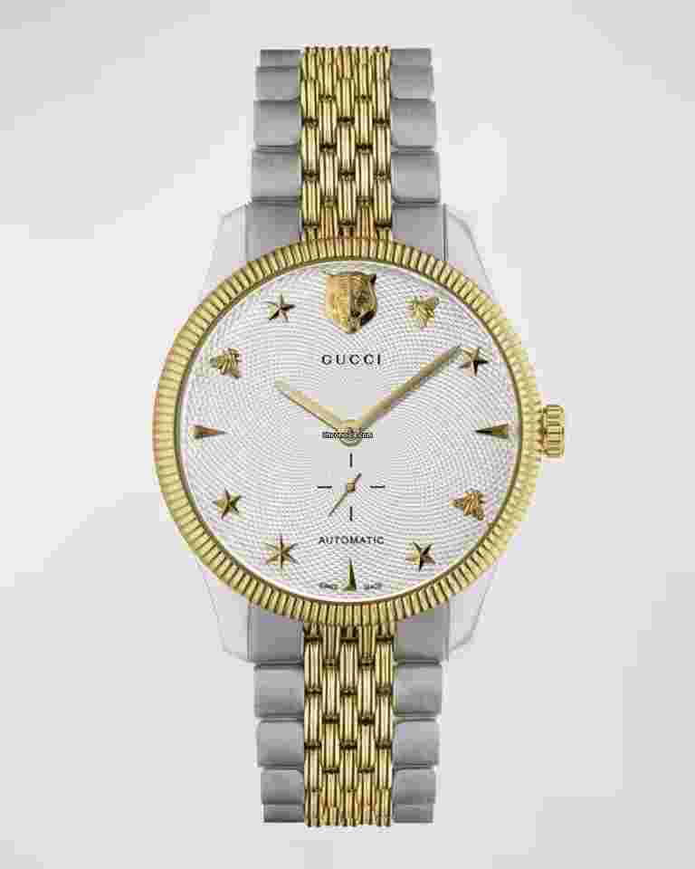 Gucci G-Timeless
                           
                                 Men's G-Timeless 40mm Automatic Two-Tone Bracelet Watch YA126356