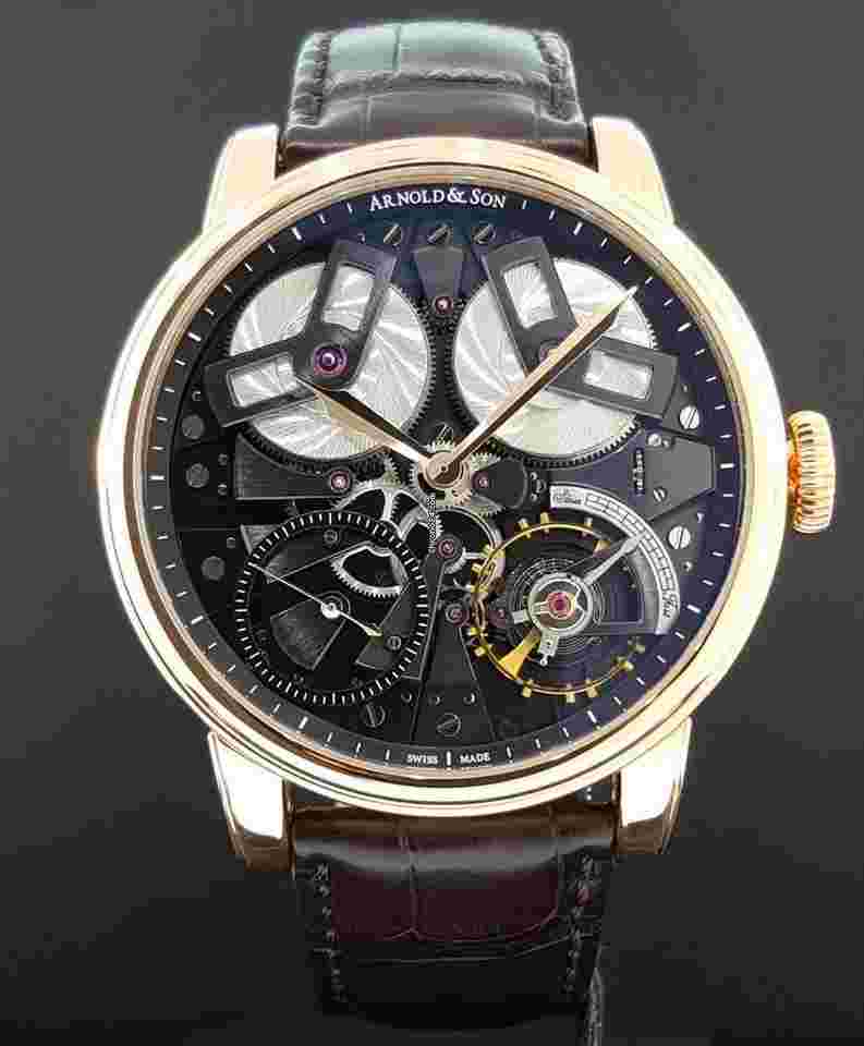 Arnold & Son TB88
                           
                                 Royal Collection TB88 True Beat 18k Rose Gold 46mm Box & P Mint