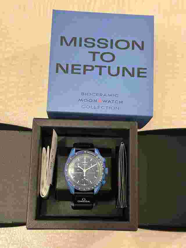 Swatch Moonswatch
                           
                                 Omega X Swatch BioCeramic MoonSwatch “MISSION TO NEPTUNE” (BLUE) - RARE