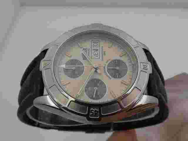 Roamer Chronograph Day-Date BOX & PAPERS Automatic Steel Years '90s