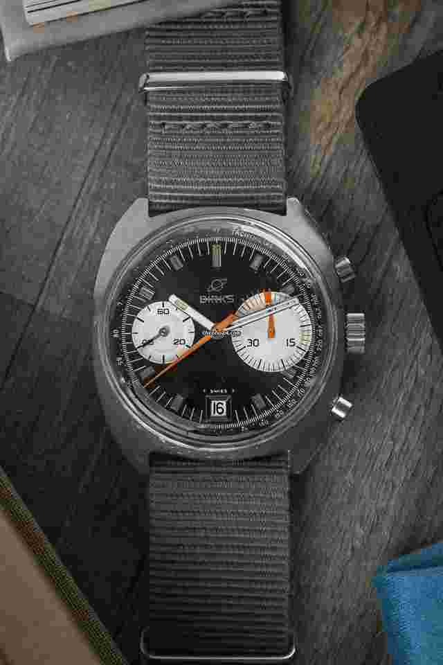 Enicar
                           
                                 Big Eye F45 Chronograph by Birks (aka. Pelé)