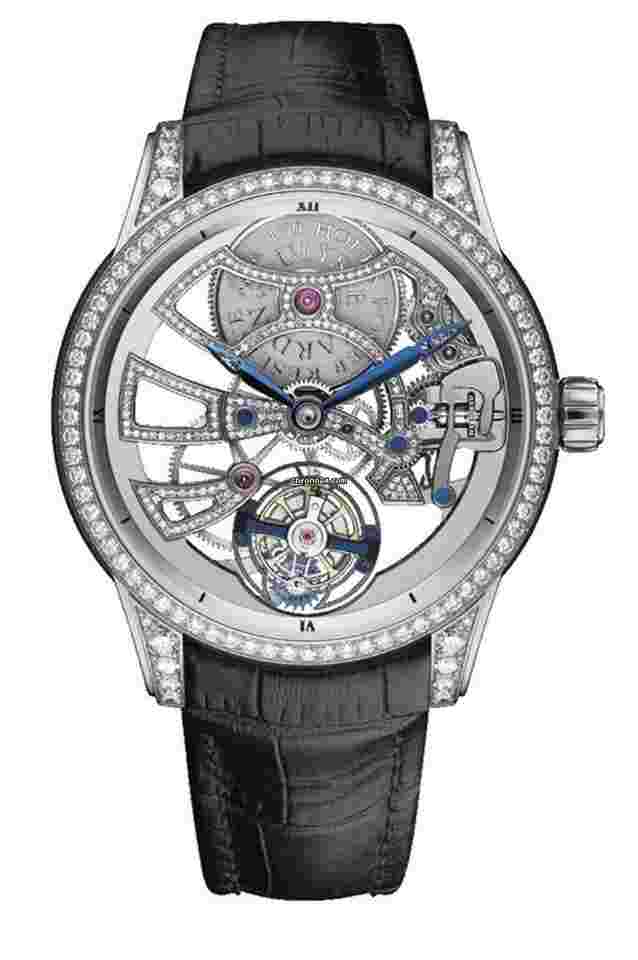 Ulysse Nardin Classic Skeleton Tourbillon
                           
                                 White Gold Diamonds Tourbillon Watch 1700-129BC