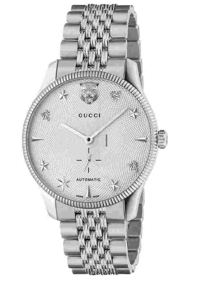 Gucci G-Timeless
                           
                                 Stainless Steel Bracelet 40mm Unisex Watch YA126354