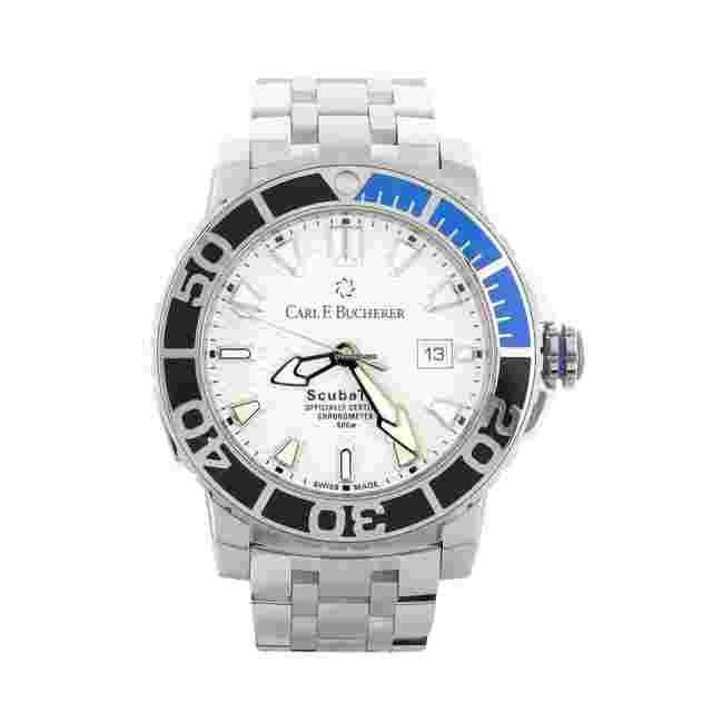 Carl F. Bucherer Patravi
                           
                                 ScubaTec Stainless Steel White Dial 44.6mm 10632.23