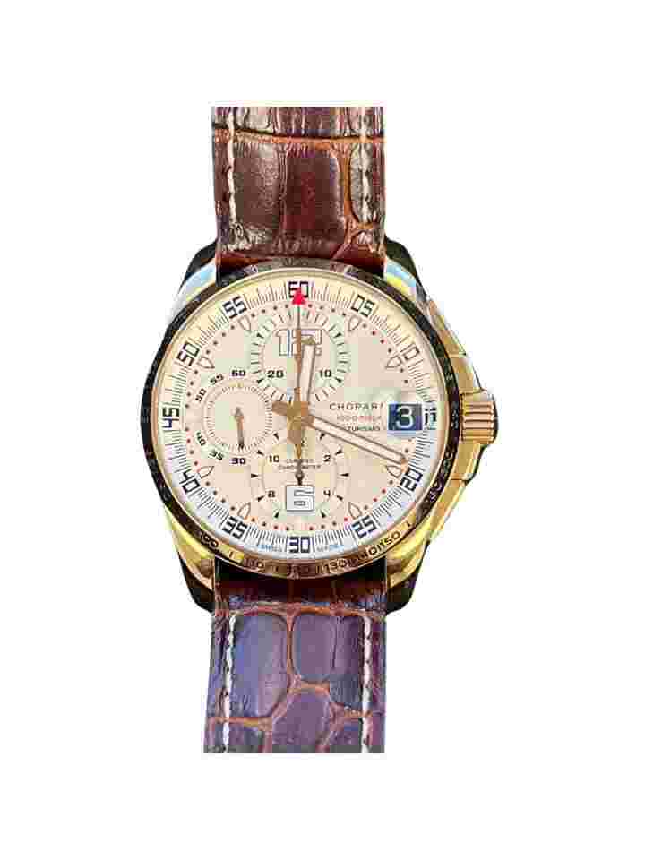 Chopard Mille Miglia
                           
                                 Gt Xl Chrono Rose Gold White Dial 161268-5006