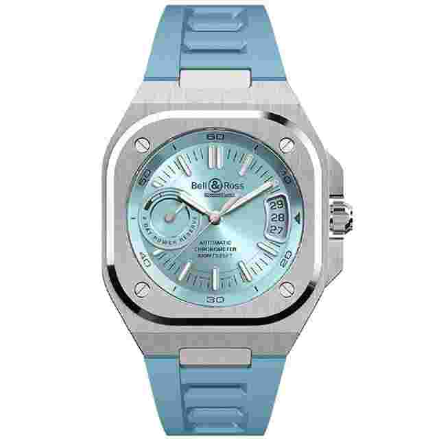 Bell & Ross
                           
                                 BR-X5 Auto Ice Blue Dial 41mm Strap Men's Watch BRX5RIBSTSRB