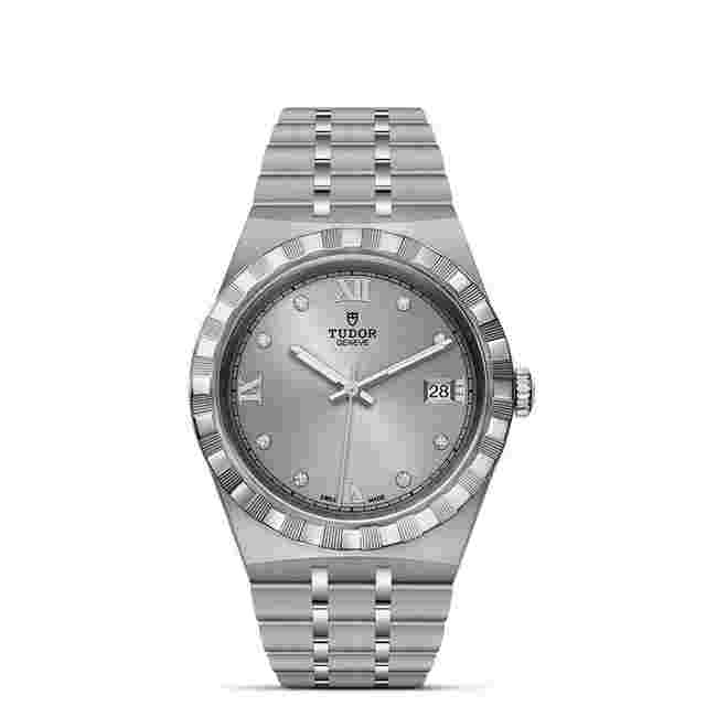 Tudor Royal
                           
                                 Unworn 2024 Royal Stainless Steel and Diamond-set 38mm Ref# M28500-0002 box and papers