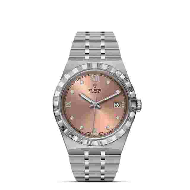 Tudor Royal
                           
                                 Unworn 2024 Royal Steel with Diamond-set 38mm Ref# M28500-0009 box and papers