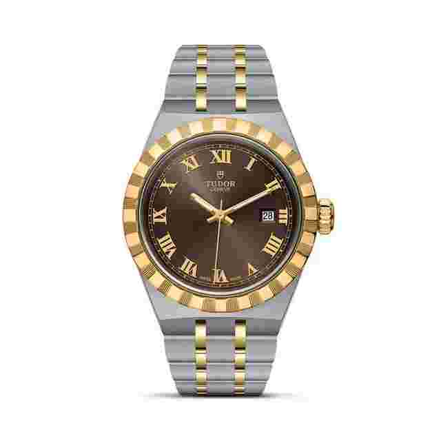 Tudor Royal
                           
                                 Umworn 2024. Royal Steel and 18k Yellow Gold 38mm Ref# M28503-0007 box and papers