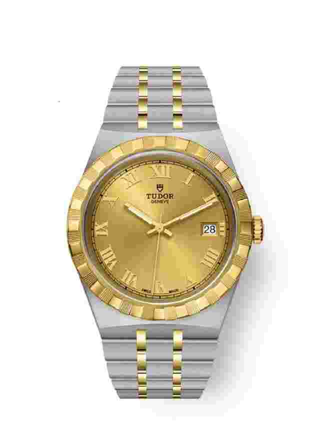 Tudor Royal
                           
                                 Unworn 2024 Royal Steel and 18k Yellow Gold 38mm Ref# M28503-0003 box and papers