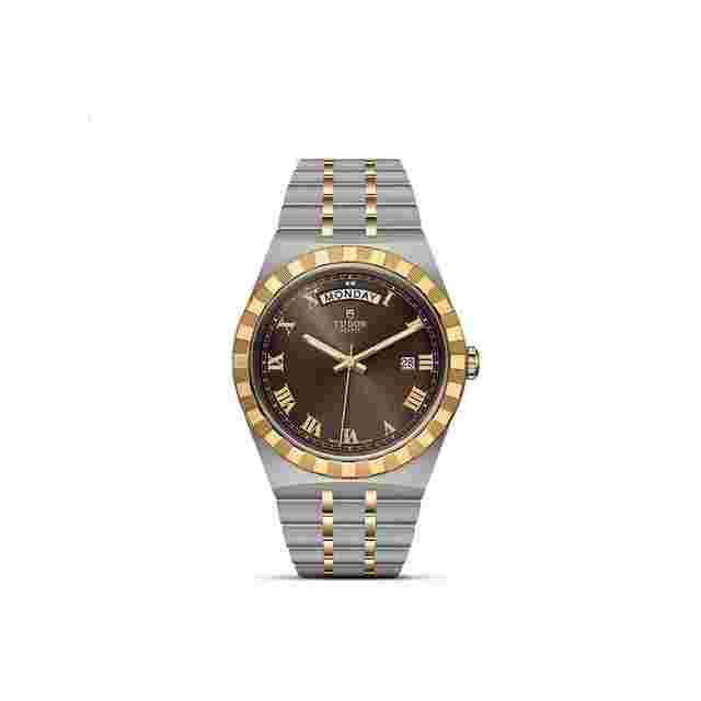 Tudor Royal
                           
                                 Unworn 2024 Royal Steel and 18k Yellow Gold 41mm Ref# M28603-0007 box and papers